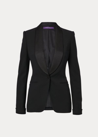 Women's Ralph Lauren Sawyer Wool Tuxedo Jacket | 346821APZ